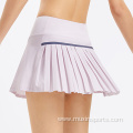 Western Pleated Women Golf Skirt With Belly Control